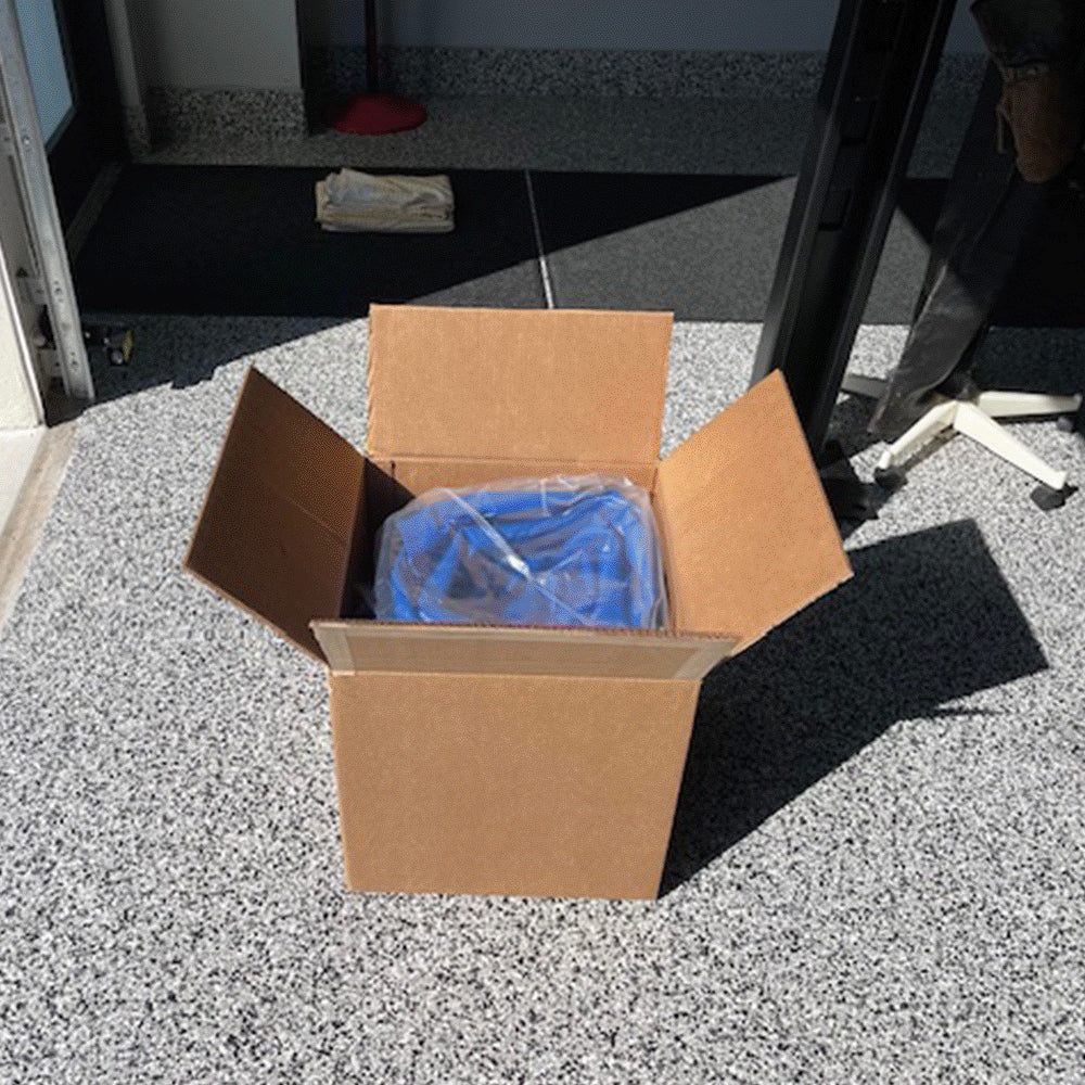 FloodVault Moto package, still folded and ready to deploy.